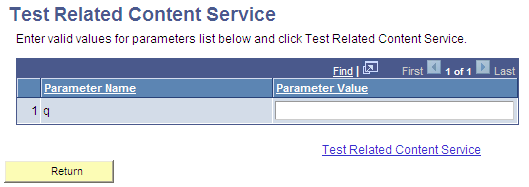 Test Related Content Service page