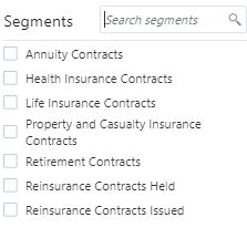 This illustrations displays search results for a specific segment. This illustrations displays search results for a specific segment.