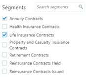 This illustrations displays Business Segment information.