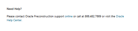 A screen shot of the support contact information at the bottom of an email.