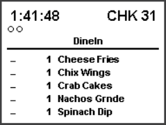 This figure shows a sample image of the DOM 2 with check information chit layout.