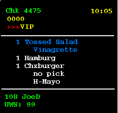 This figure shows an illustration of the SE standard chit layout.