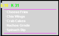 This figure shows a sample image of the SE Barista 1 with check discount chit layout.