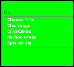 This figure shows a sample image of the SE standard chit layout.