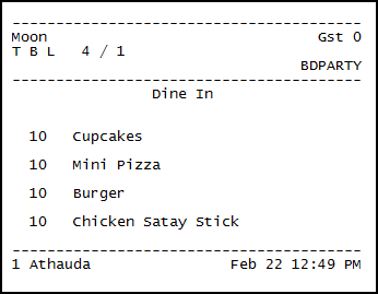 This figure shows an example image of a runner chit with the check ID.