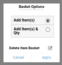 Basket Options