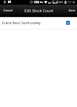 Edit Stock Count