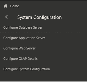 Description of the System Configuration Submenu This illustration shows System Configuration Submenu.
