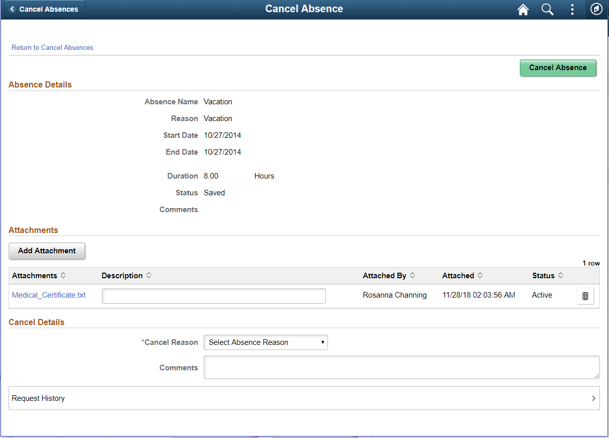 Cancel Absences_With Attachemnt