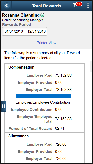 (Smartphone) Total Rewards page (Summary section) (2 of 3)