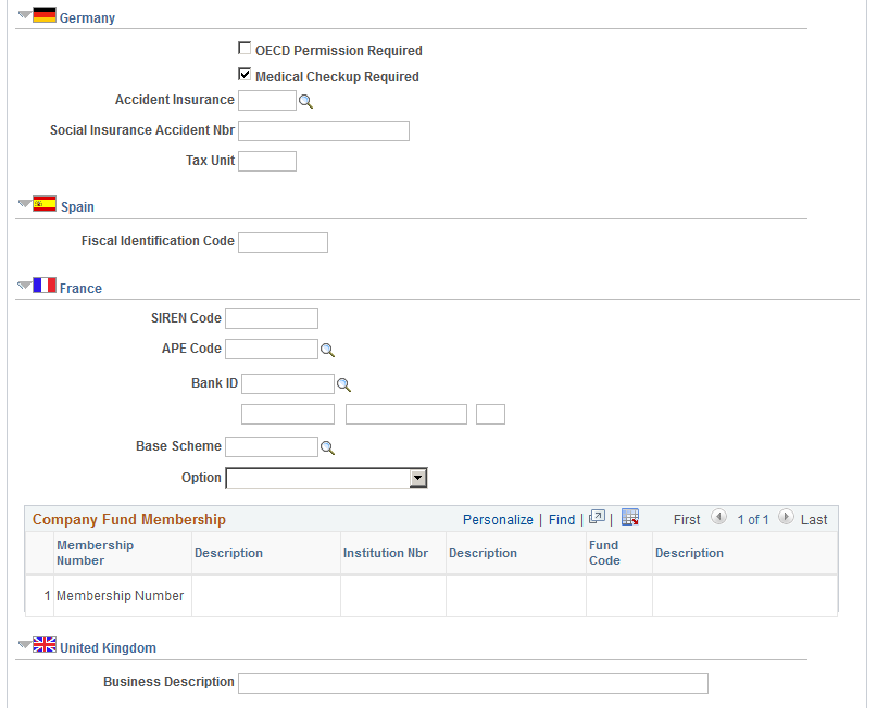 Default Settings page (3 of 7)