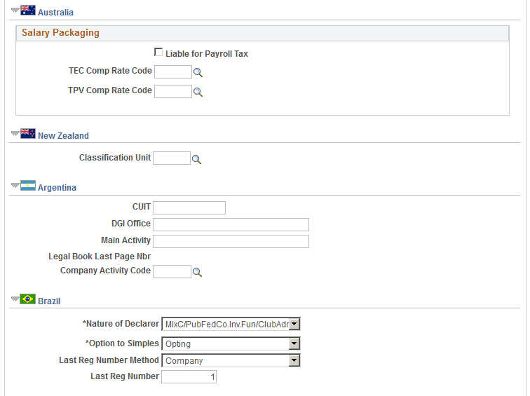 Default Settings page (5 of 7)