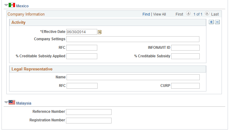 Default Settings page (7 of 7)