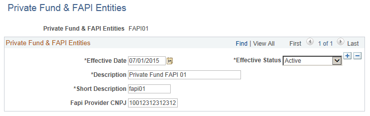 Private Fund &amp; FAPI Entities page
