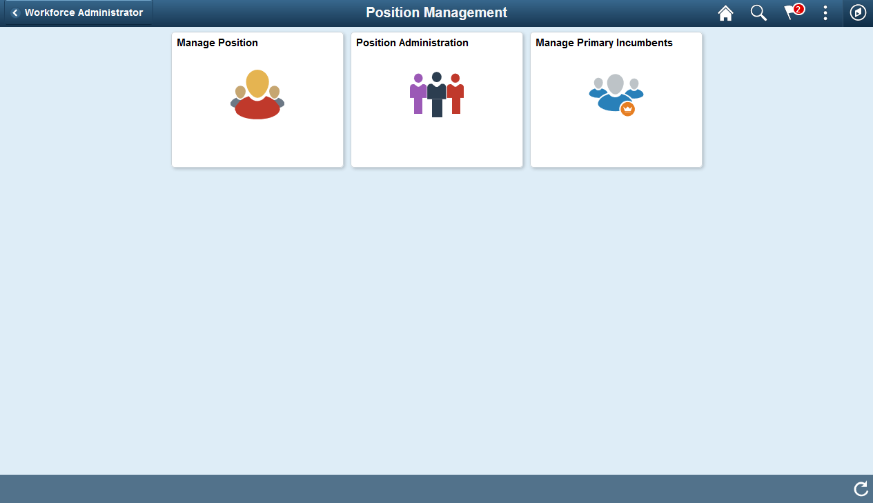 Position Management dashboard