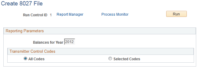 Create 8027 File page