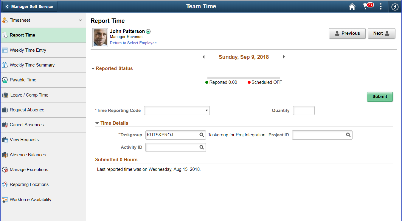 Report Time_MSS_Elapsed time