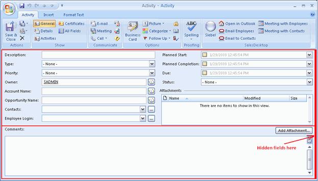 Top and Bottom section