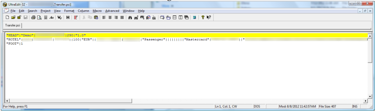 This figure shows the Sample Authorization File