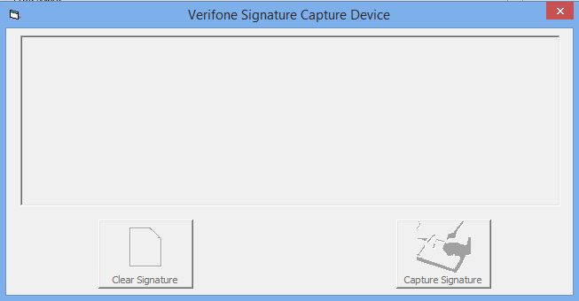 This figure shows the Signature Screen at Module
