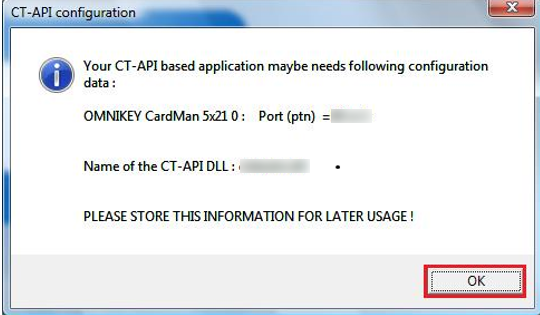 This figure shows the CT-API Configuration
