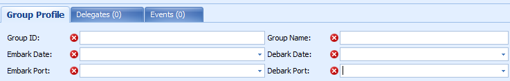 This figure shows the Group Profile tab