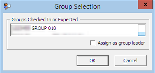 This figure shows the Add to Group Selection