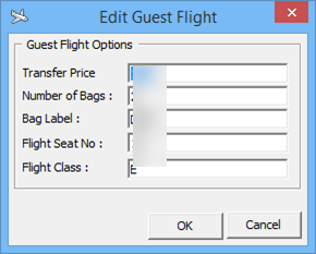 This figure shows the Edit Flight Assignment