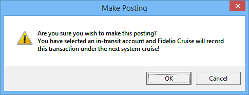 This figure shows the Posting to Future Cruise Warning Prompt