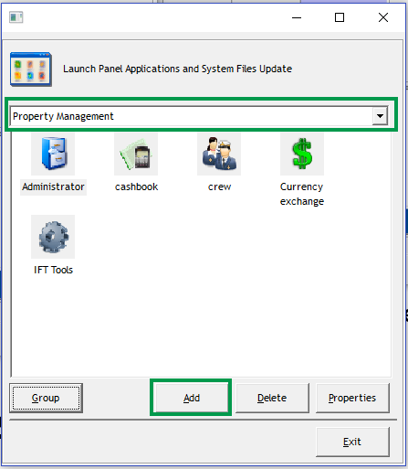 This figure shows the Launch Panel Application and System Files Update.
