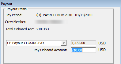 The figure shows the Folio Payout Posting window.