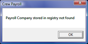 The figure shows the Registry Not Found message.