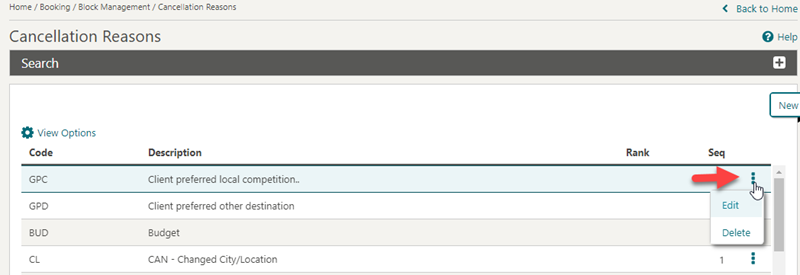 Administration search results vertical ellipse menu