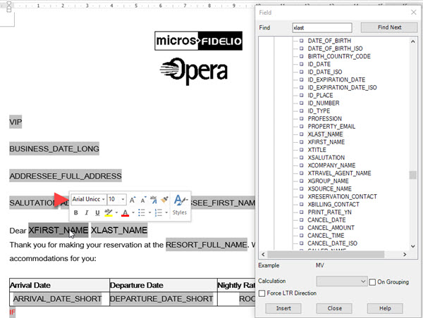 This figure shows the selection of a Unicode font for a non-Western character set.