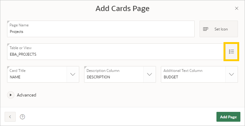 カード・ページの追加 カード・ページの追加
