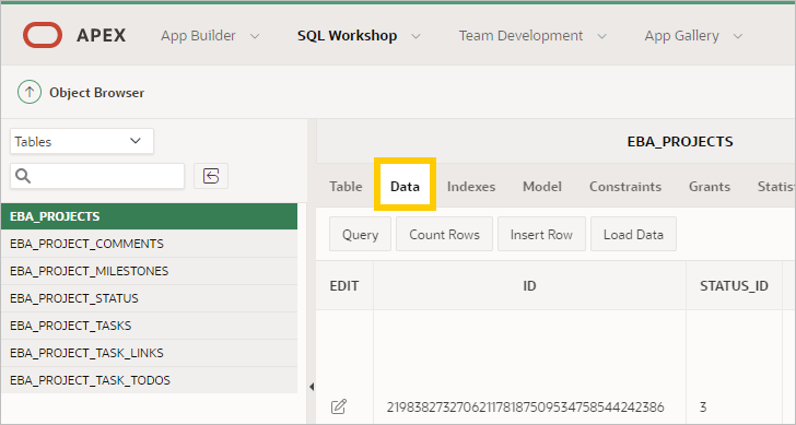 「データ」タブ