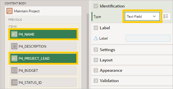 複数のアイテム