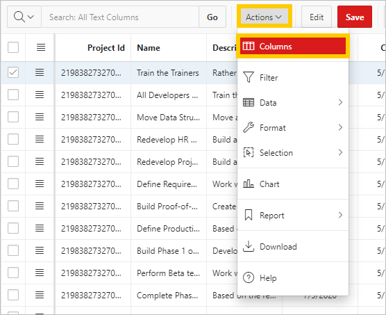 runtime_milestones_actions_menu_columns.pngの説明が続きます