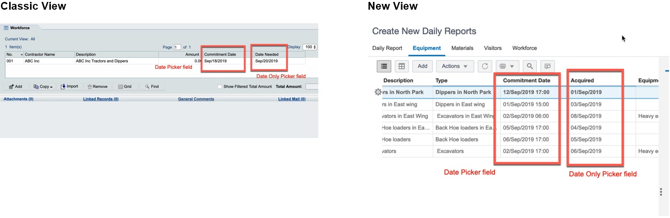 Date Picker Field Displays Both Date And Time