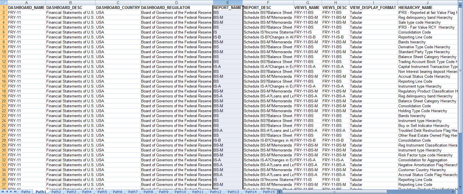 Description of Exported Sample report page follows This illustration displays exported sample report.