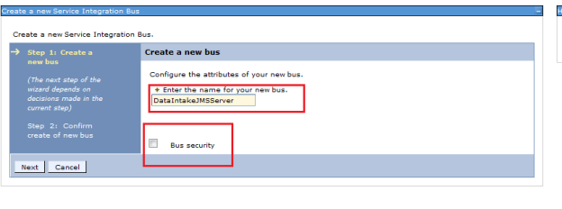 JMS Setup for Data Intake - WebSphere Configuration