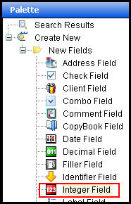 Integer field