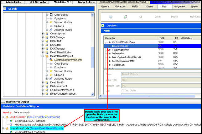 Compilation Error showing in Math Pane