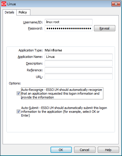 Details of delegated account