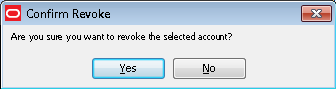 Confirm account revocation
