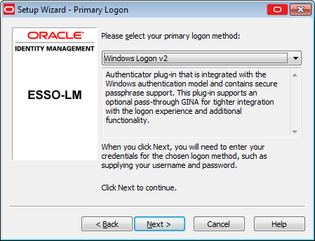 Select primary logon