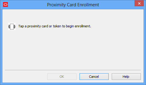 Hold card near reader