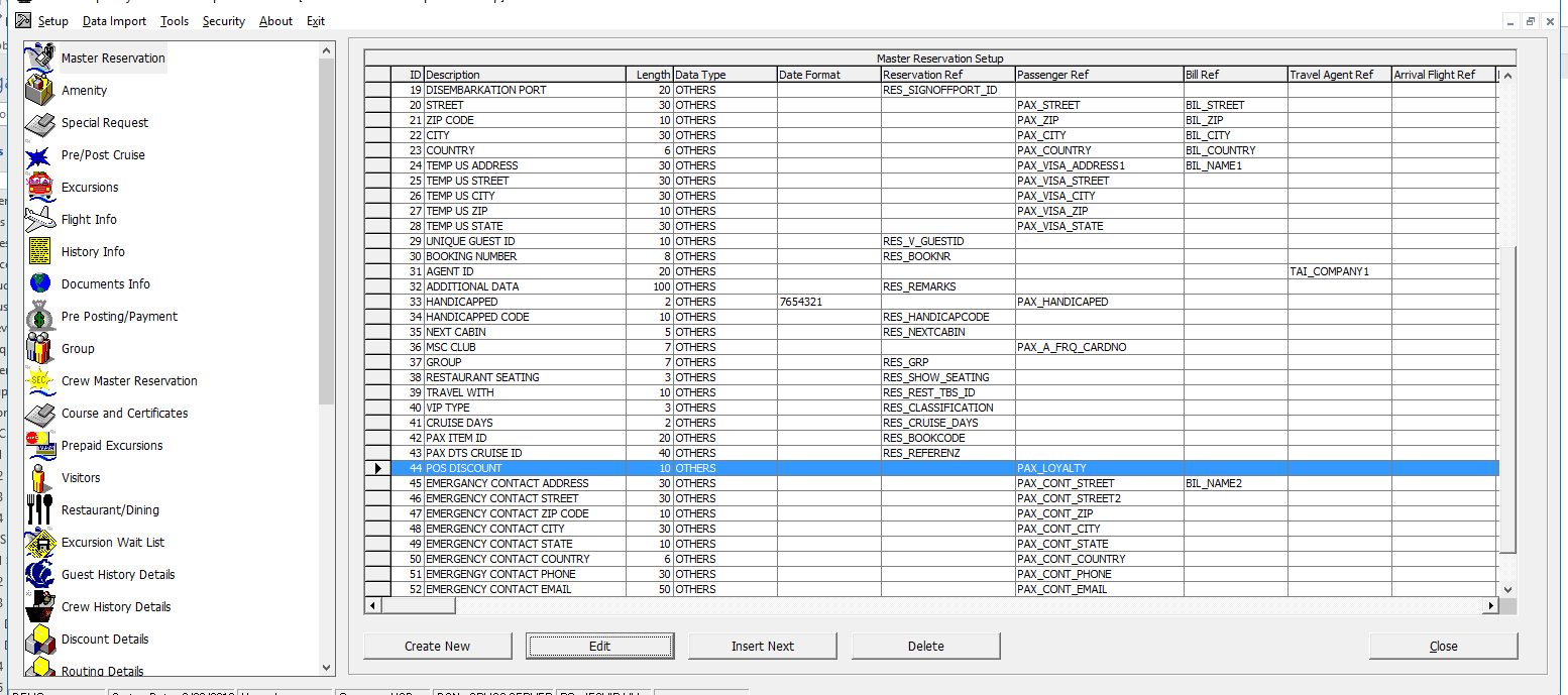 This figure shows the Data Import