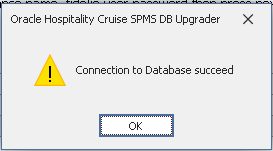 This figure shows the OHC Installer DB Connection Successful,