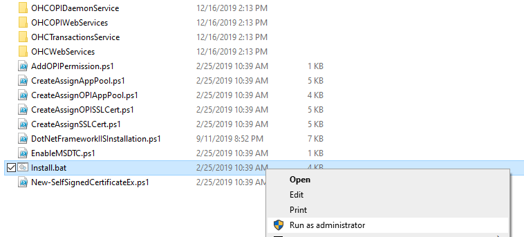 This figure shows the content of SPMS WebServer folder